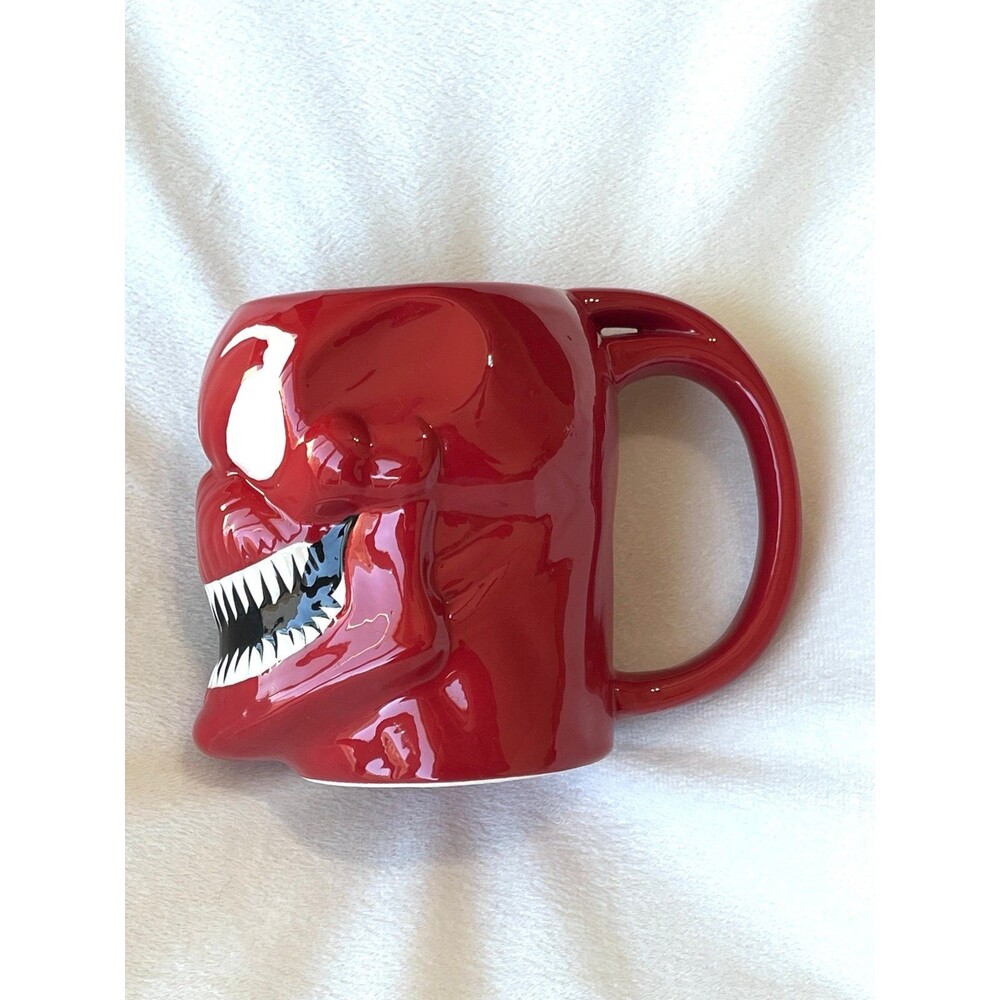Loot Crate Exclusive Marvel Carnage 3D Molded Ceramic Mug Red Symbiote 16oz
